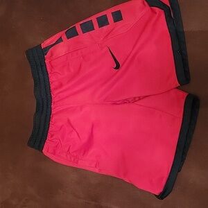 Nike Kids Red and Black Shorts